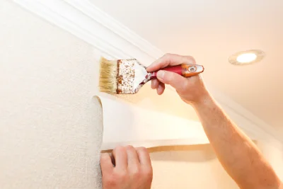 Pose de papier peint à Argilly — revêtements muraux et toiles de verre
